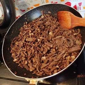 鹿肉のしぐれ煮